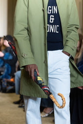 Made In England Light Green Waterproof Raincoat