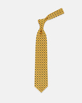 Made In Uk Tossed Pine Foulard Tie