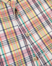 Made In Canada Peach Yellow Pastel Authentic Madras Sport Coat
