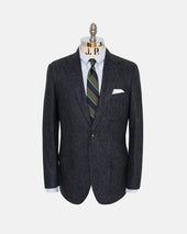 Mix Herringbone Wool Sport Coat Trim Fit