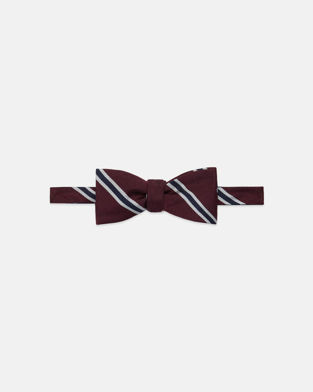 Made In Uk Old Cholmeleians Regimental Bow Tie