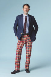 Made-in-Canada Blue Butcher Stripe Button Down Shirt - Classic Fit