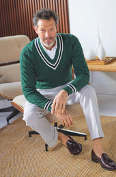 Ecru Cotton Cricket Sweater