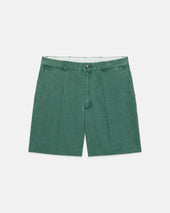 Green Washed Canvas Cape Cod Shorts