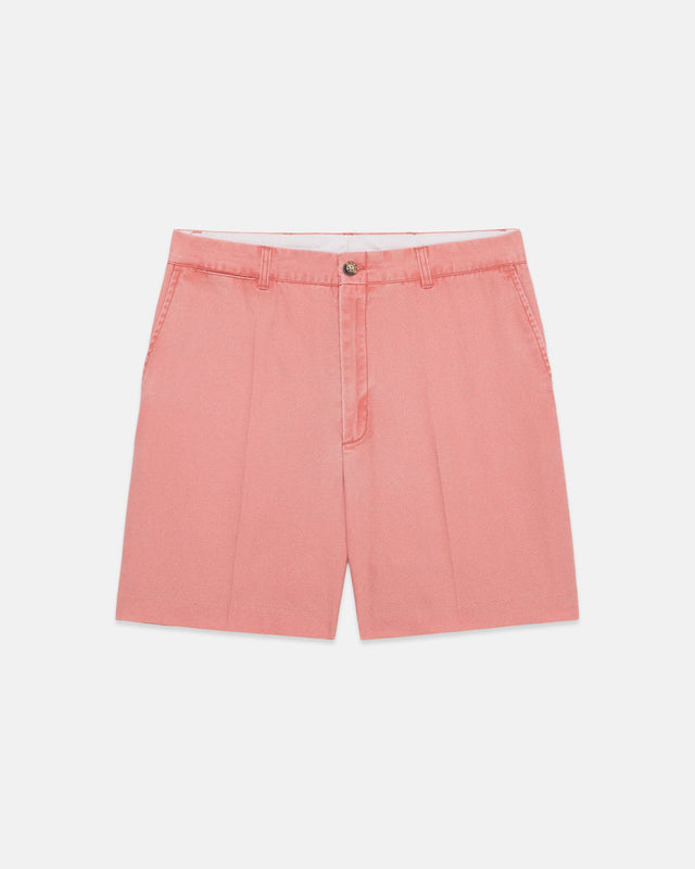 Red Washed Canvas Cape Cod Shorts