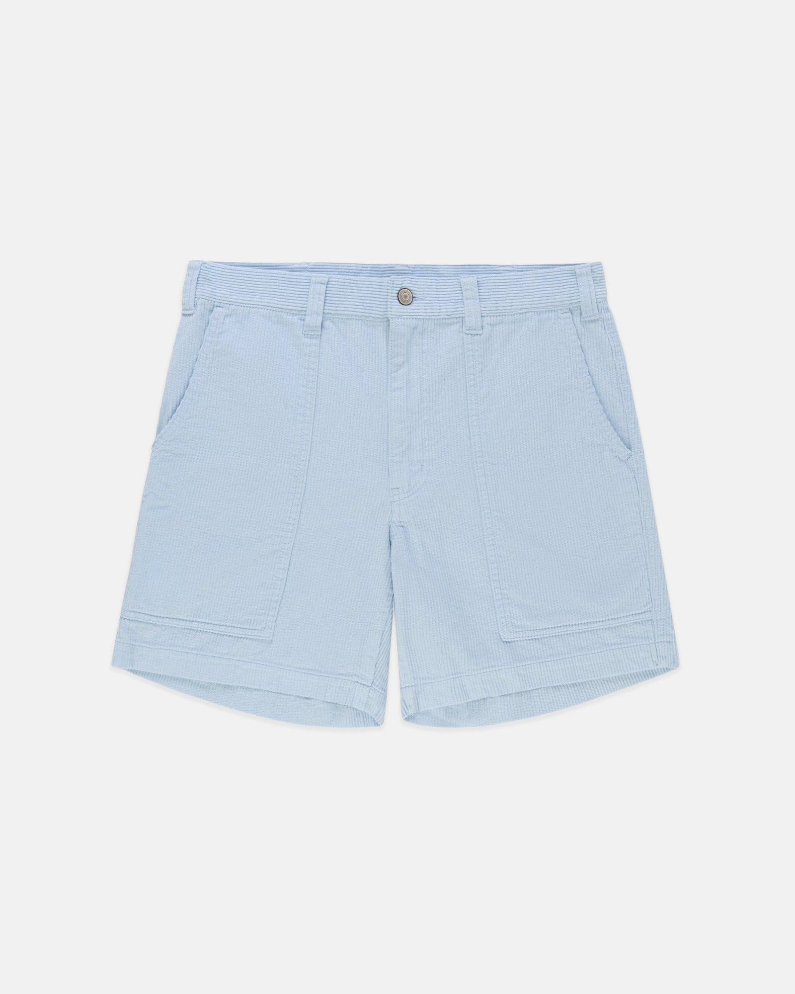 Light Wide Wale Cotton Corduroy Shorts Trim Fit