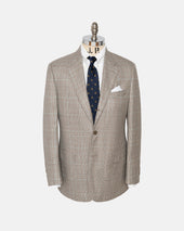 Made In Canada Plaid Wool Silk Sport Coat
