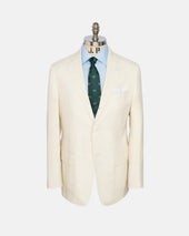 Made-in-USA Ivory Linen Sport Coat
