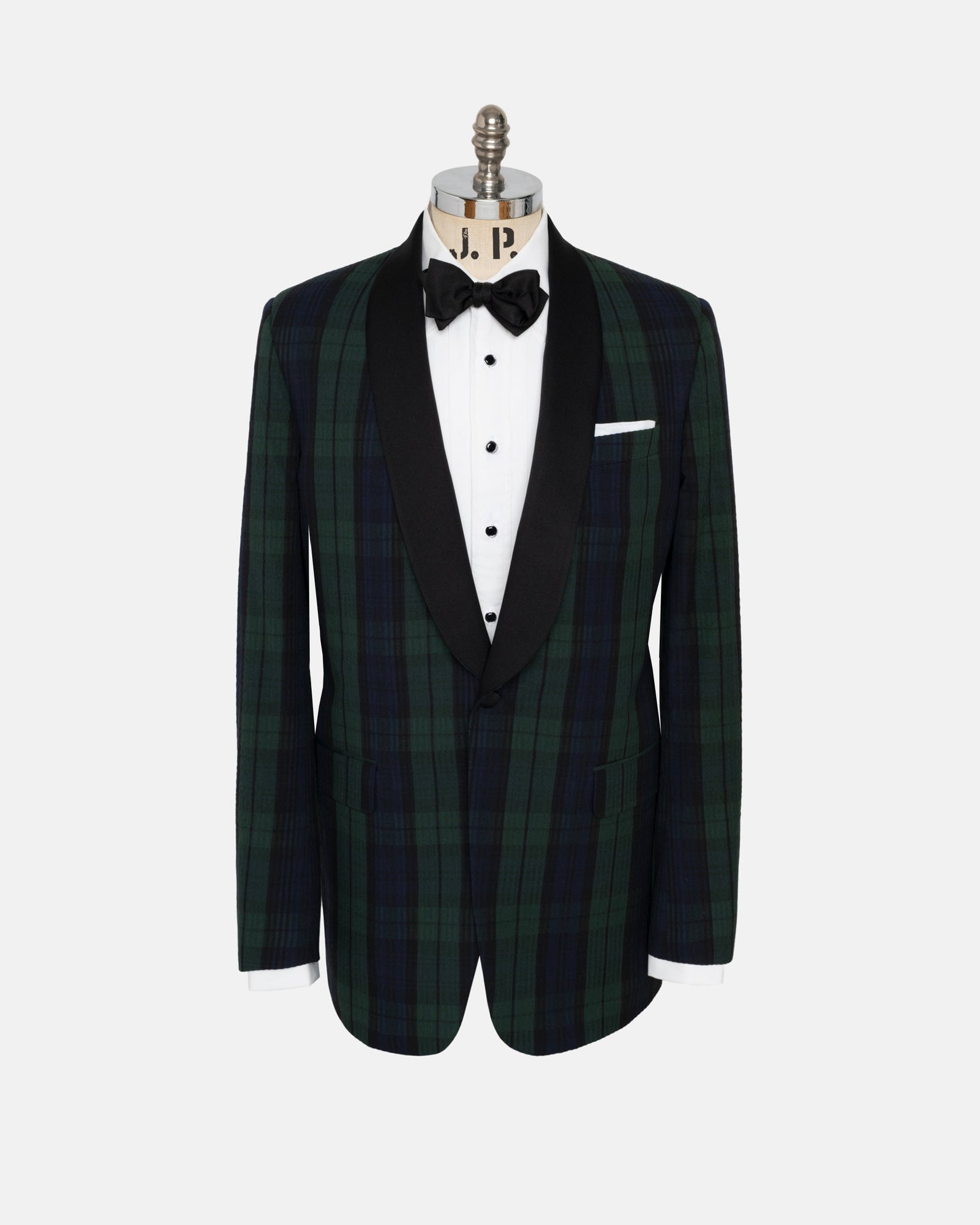 Made In Usa Watch Tartan Seersucker Dinner Jacket