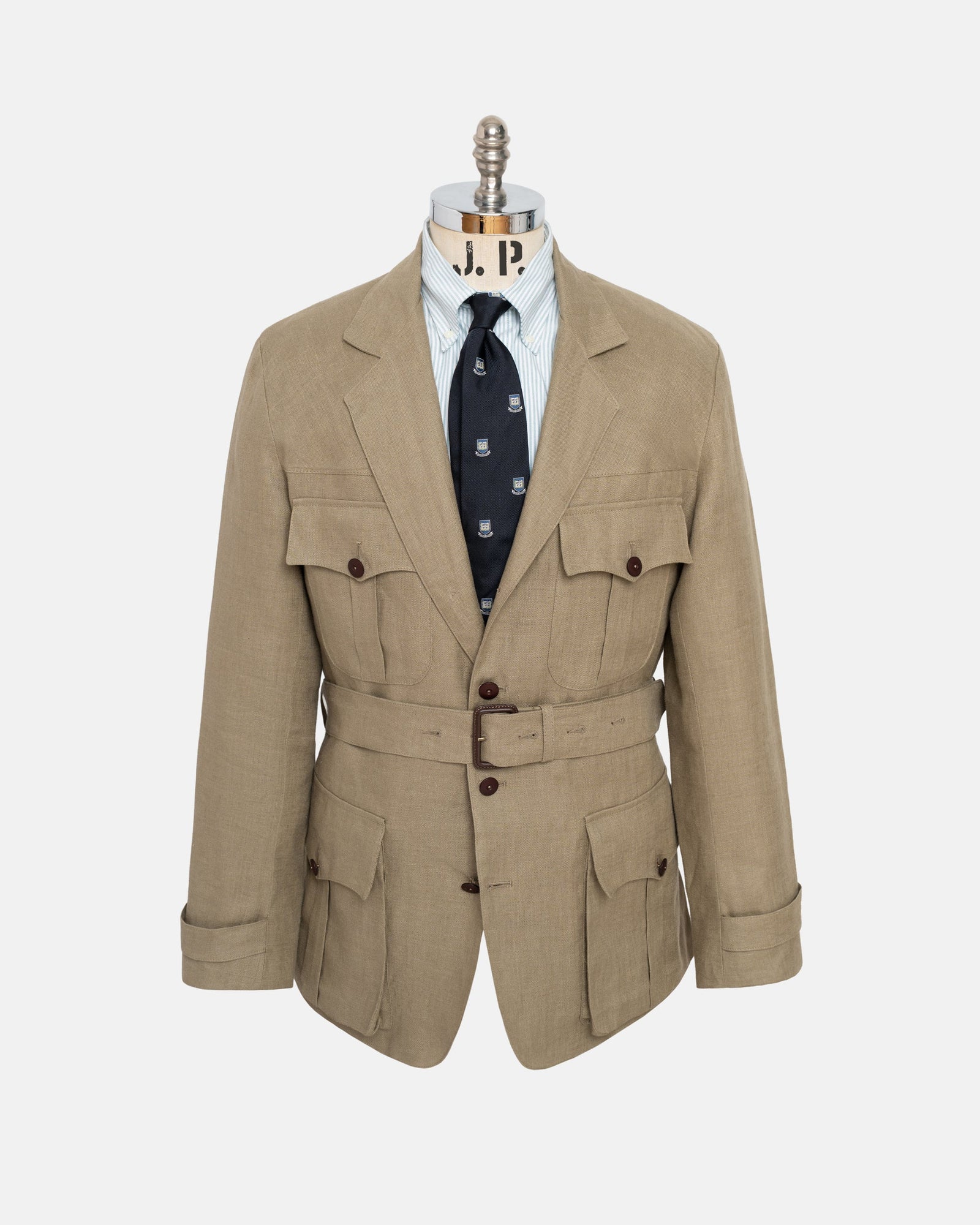 Made In England Linen Safari Jacket