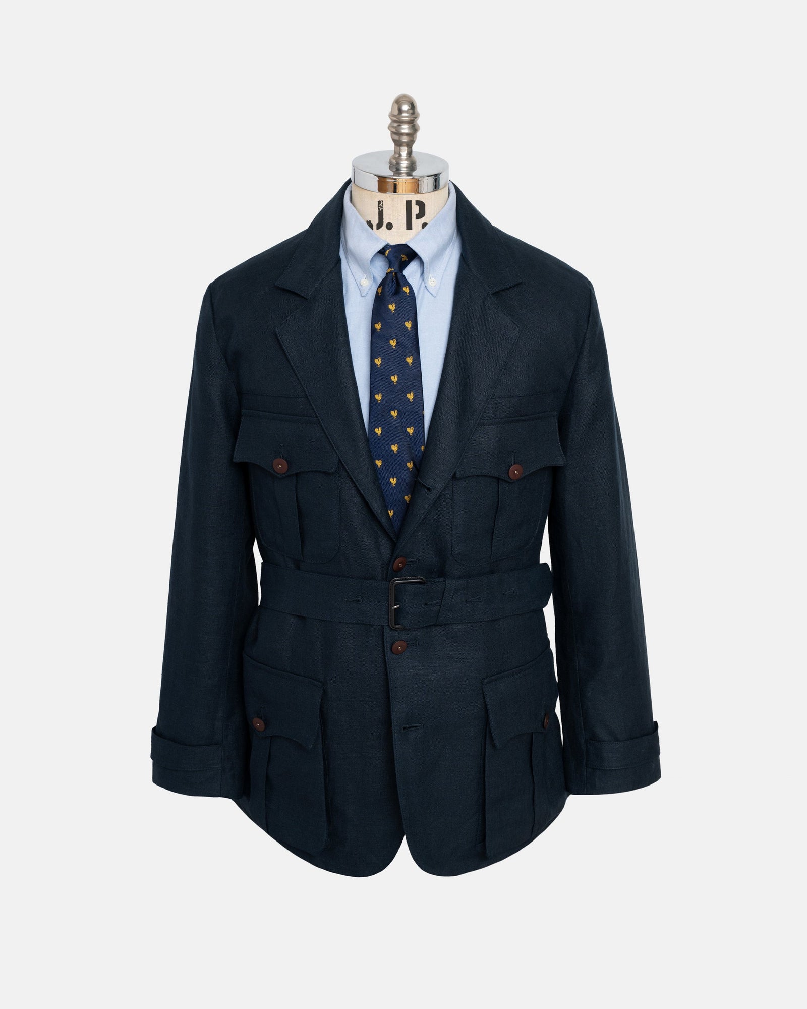 Made In England Linen Safari Jacket