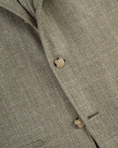 Made In Usa Herringbone Wool Silk Sport Coat
