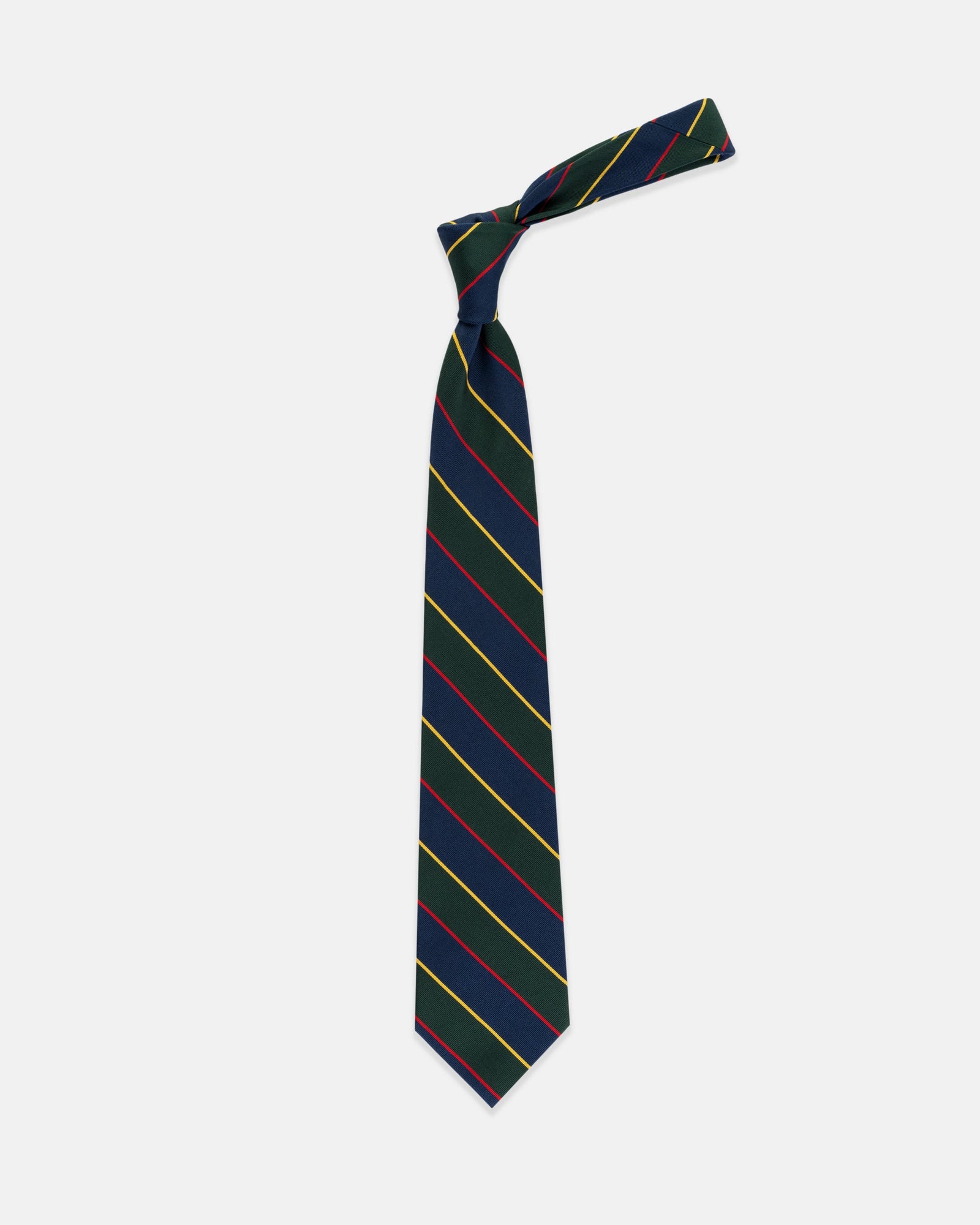 Made In Uk Argyll Sutherland Highlanders Regimental Irish Poplin Tie
