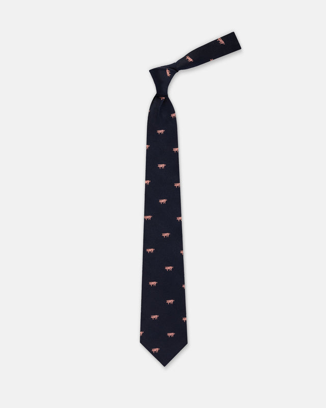 Made In Uk Large Pig Club Tie