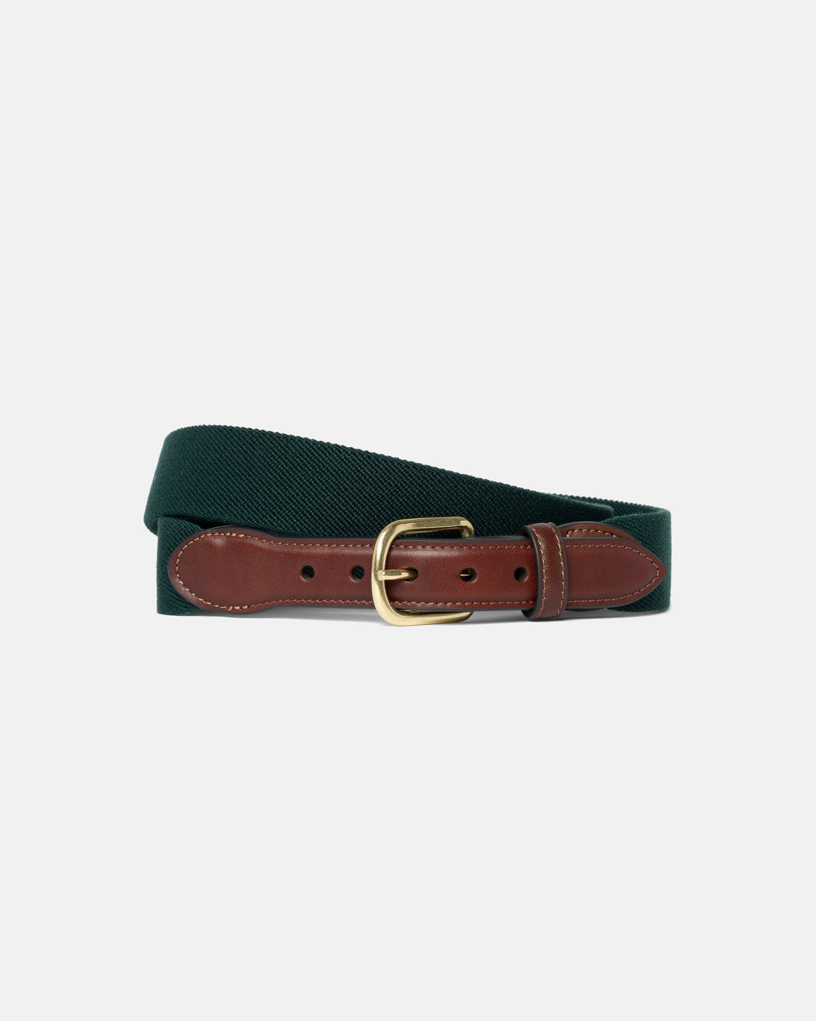 Made In Usa Green Belgian Stretch Surcingle Belt