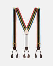 Made In England Colored Striped Barathea Braces