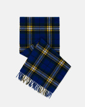 Made In England Helmsley Plaid Cashmere Muffler