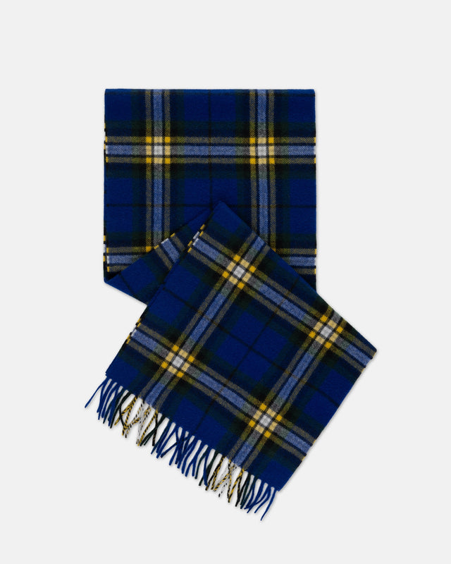 Made In England Helmsley Plaid Cashmere Muffler