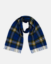 Made In England Helmsley Plaid Cashmere Muffler