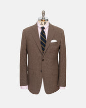 Made In Usa Mini Check Fox Air Wool Sport Coat