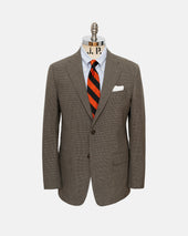 Made In Usa Mini Check Fox Air Wool Sport Coat