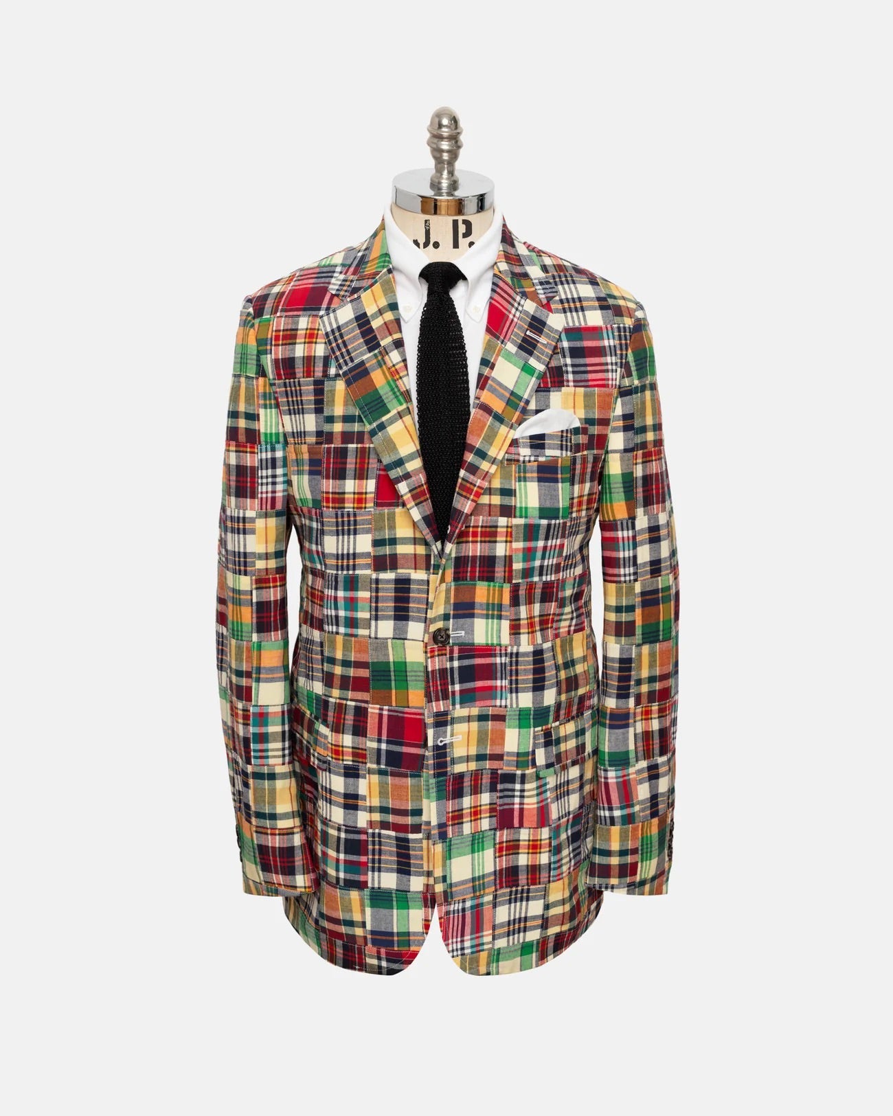 Made In Canada Patchwork Authentic Madras Sport Coat