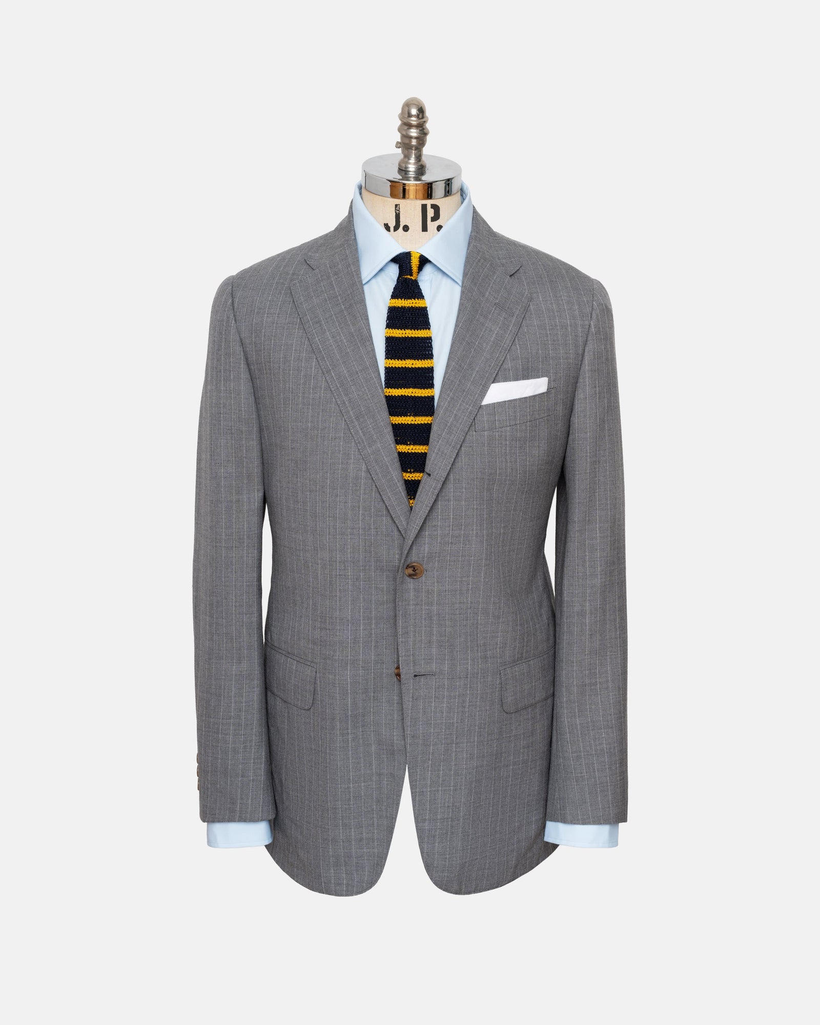 Made In Usa Fox Brothers Bead Stripe Suit