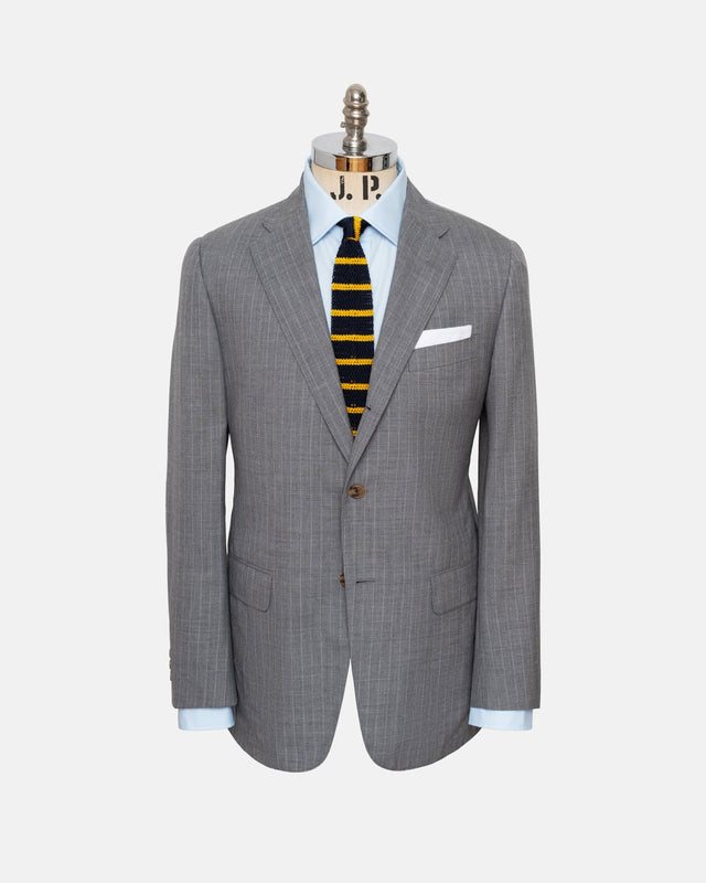 Made In Usa Fox Brothers Bead Stripe Suit