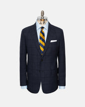 Made In Usa Fox Brothers Char Windowpane Suit