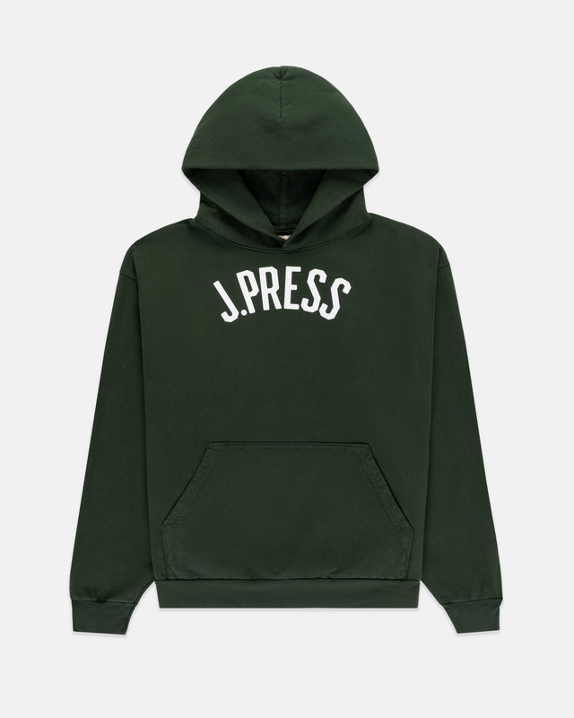 Made In Usa Dark Green J Press Arch Hoodie