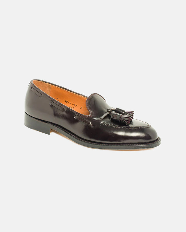 Made-in-USA Burgundy no.8 Shell Cordovan Tassel Loafer