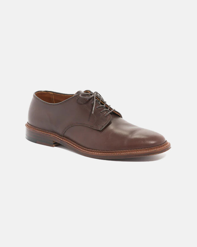 Made-in-USA Brown Chromexcel Unlined Plain Toe Blucher
