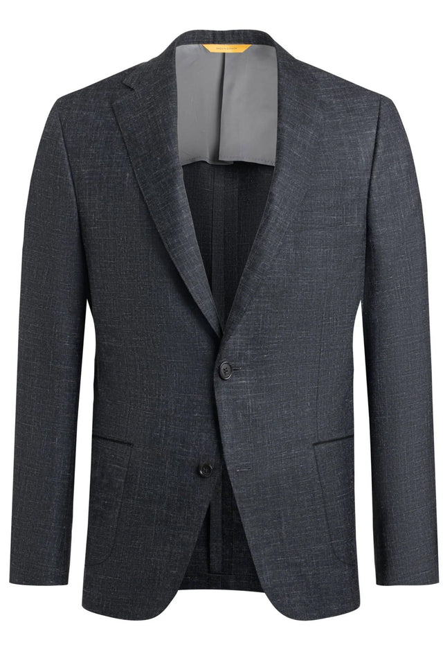 Charcoal Cashmere Blend Twill Jacket