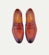Jack Square Keeper Loafer in Cognac