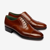 Straight Tip Oxford - Cognac Shell Cordovan - Rui Last