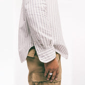 Striped Japanese Oxford