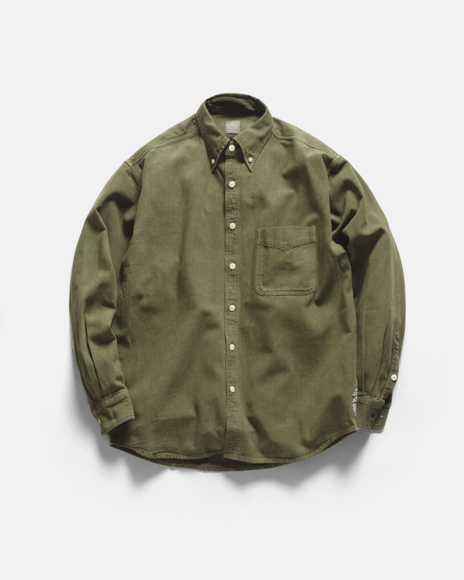 Jesper Vintage Button Down Shirt Pigment Dyed Oxford Cloth