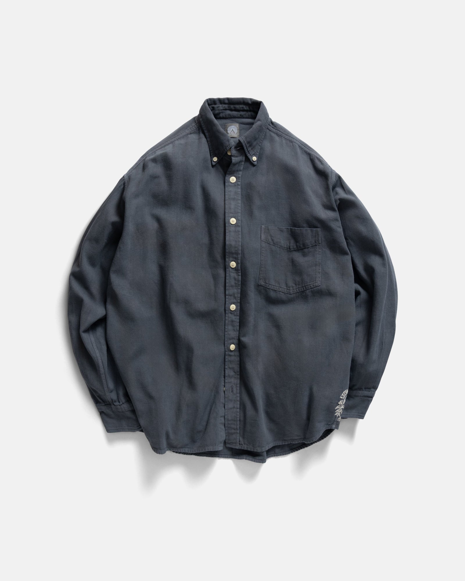 Jesper Vintage Button Down Shirt Turbulence Pigment Dyed Oxford Cloth