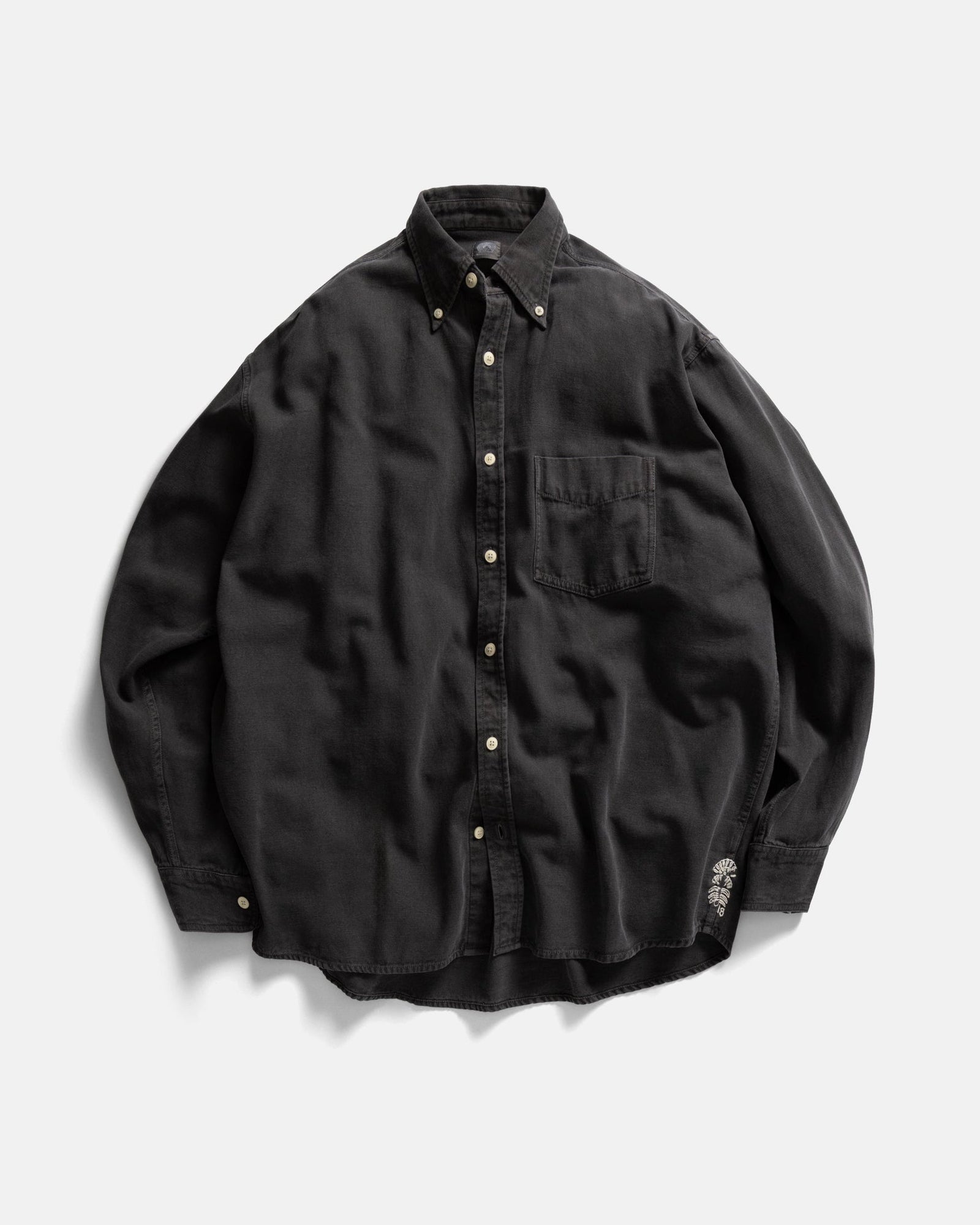 Jesper Vintage Button Down Shirt Pigment Dyed Oxford Cloth