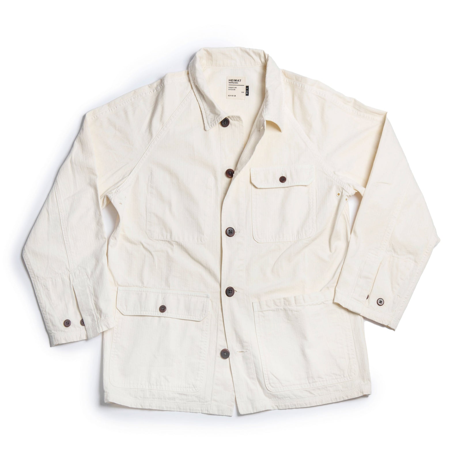 Journey Coat Herringbone Cotton