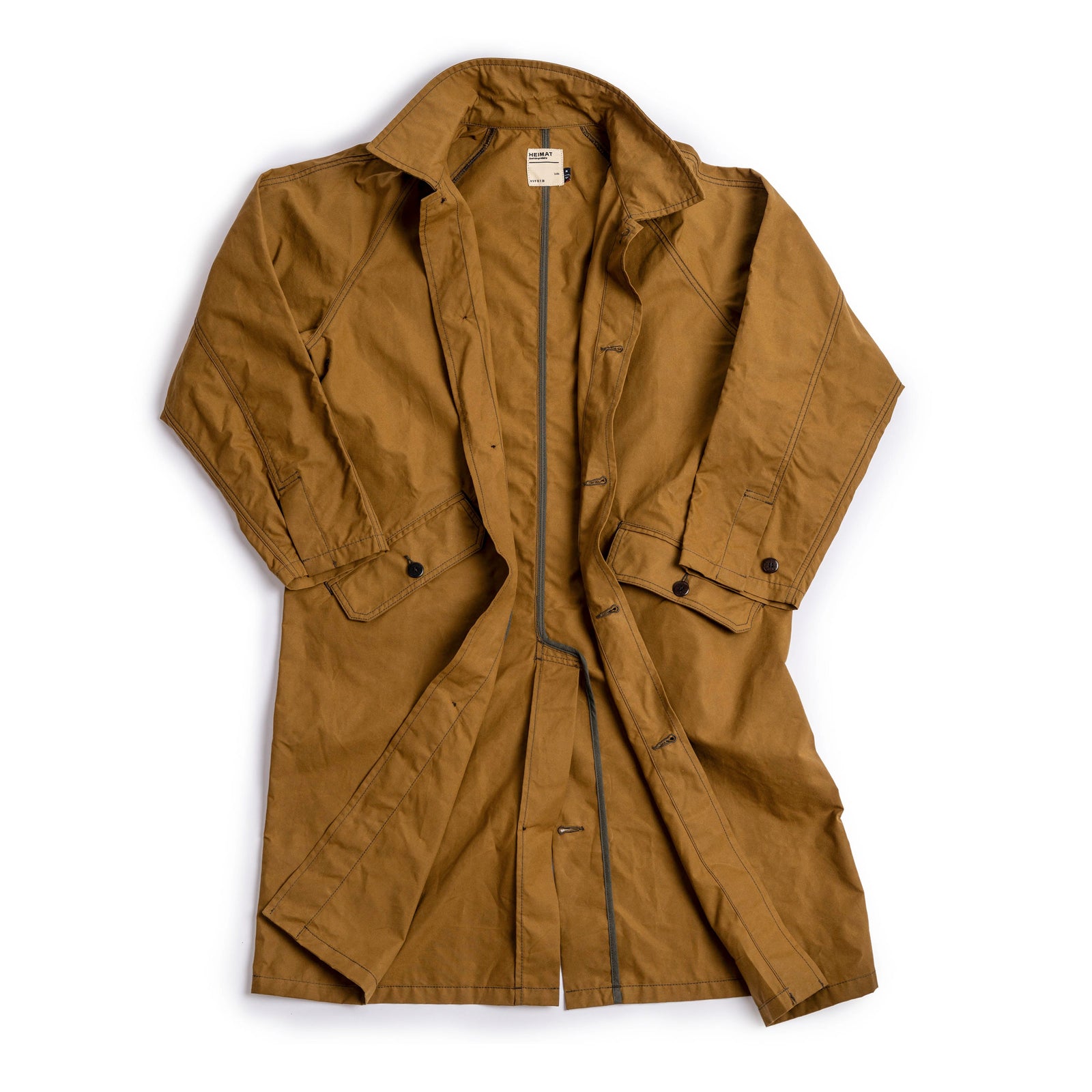Journey Coat Long Dry Wax