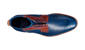 Jude Navy Grain Rosewood Calf