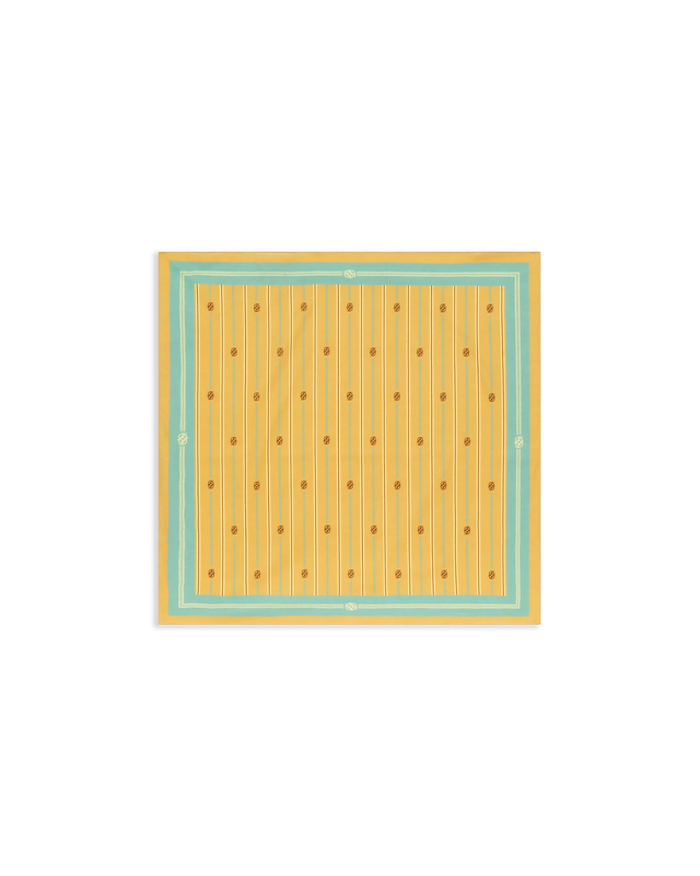 Foulard Rayure Monogramme