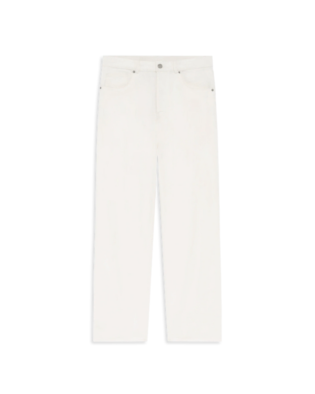 Jean Straight Off White