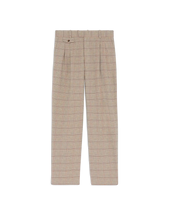 Pantalon Large à Carreaux