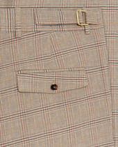 Pantalon Large Carreaux