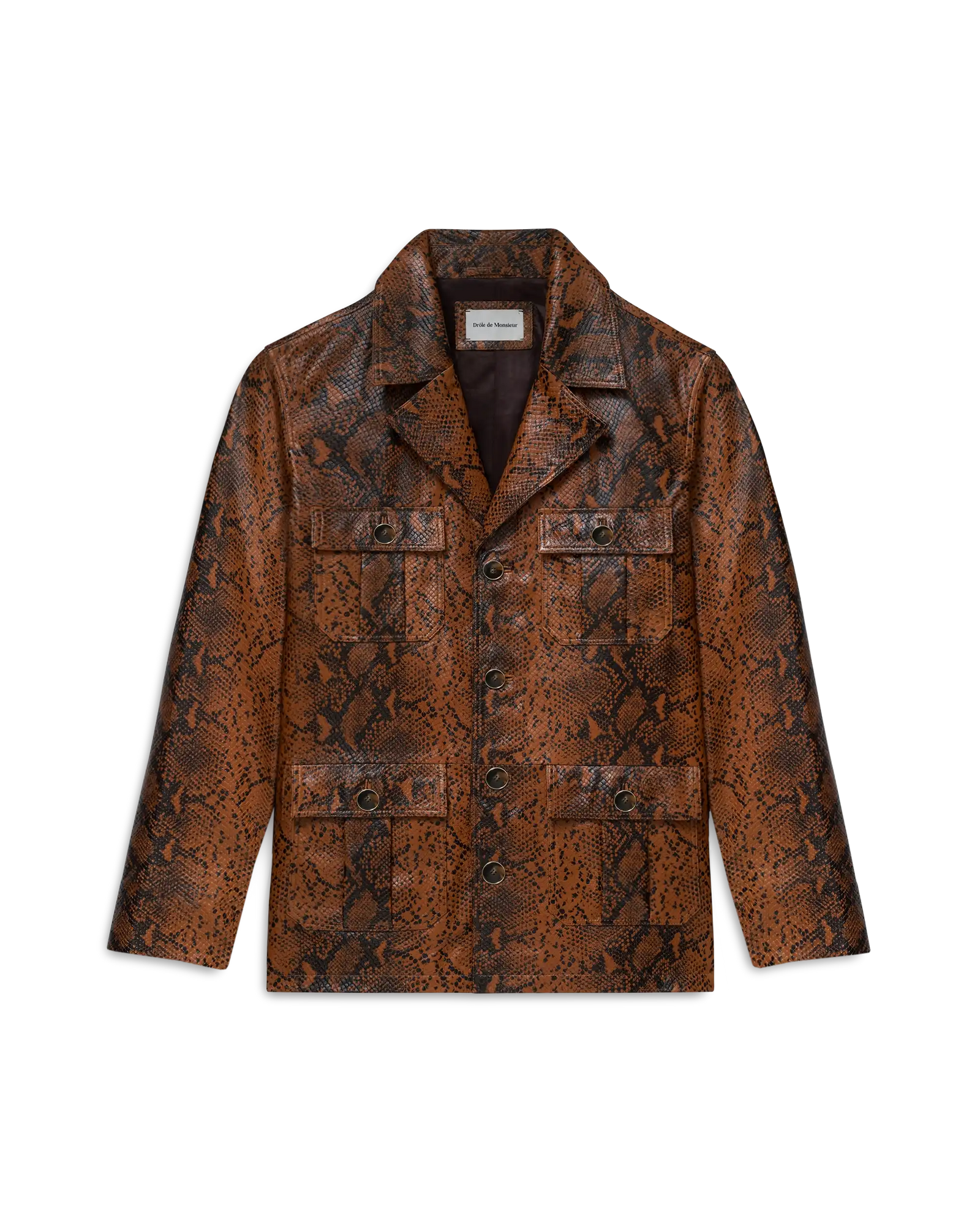 Veste Cuir Python