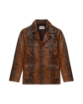 Veste Cuir Python