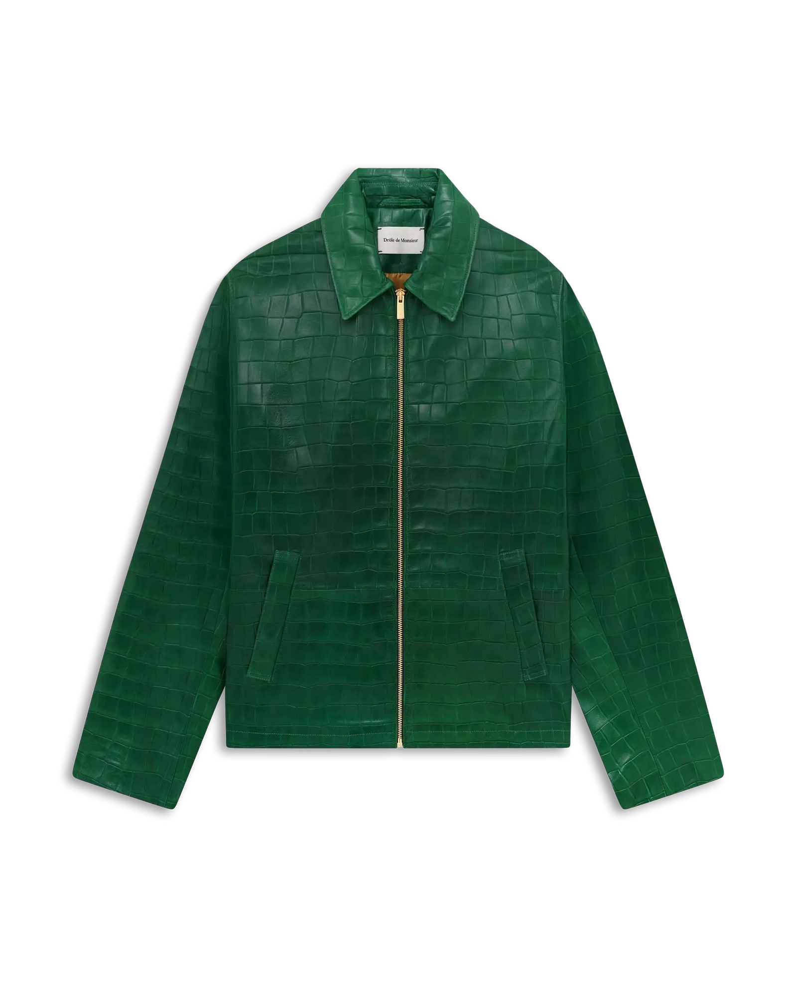 Veste Cuir Croco