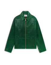 Veste Cuir Croco